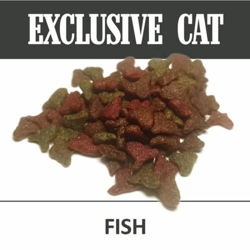 Delikan EXCLUSIVE CAT Fish 10kg Krmivo pro vnější a vnitřní kočky s rybou 