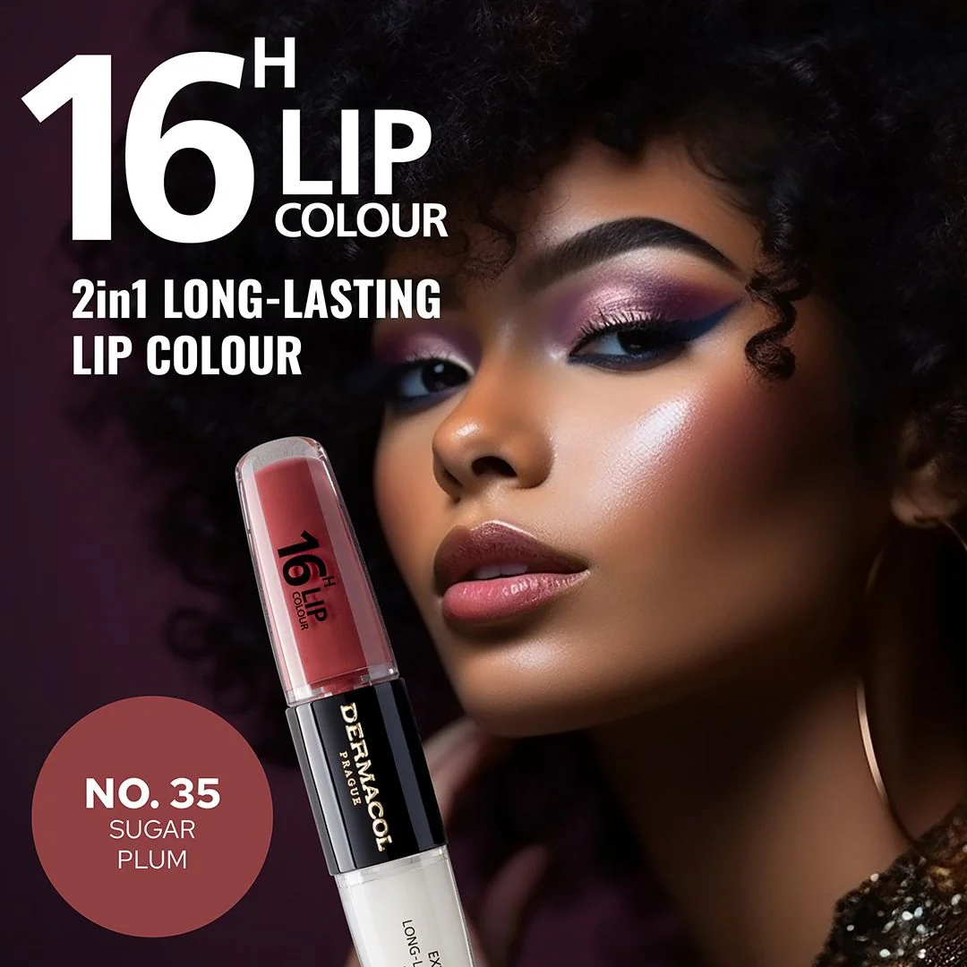 Dermacol 16h Lip Colour Dlouhotrvající barva na rty č. 35 2x4 ml