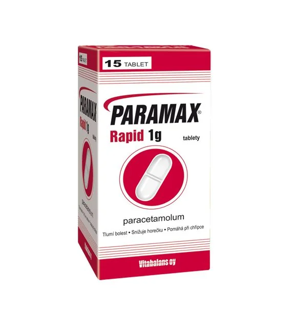 Paramax Rapid 1 g 15 tablet