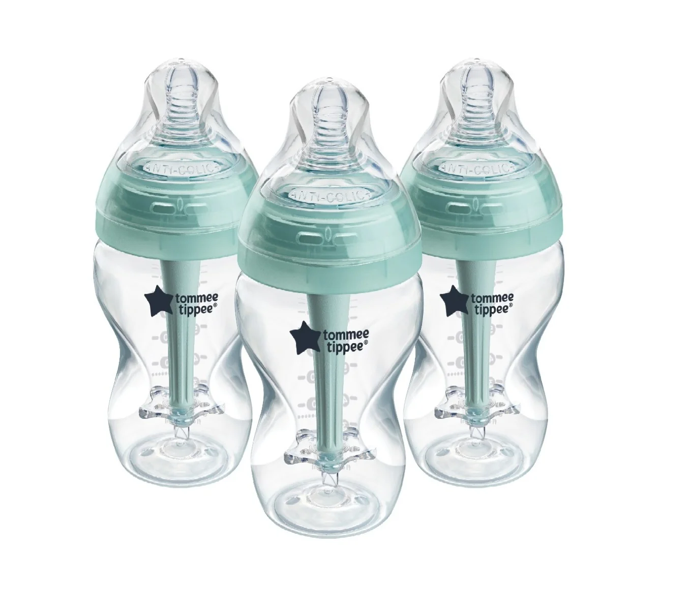 Tommee Tippee Advanced Anti-Colic Samosterilizační kojenecká lahev Pomalý průtok 0m+ 260 ml 3 ks