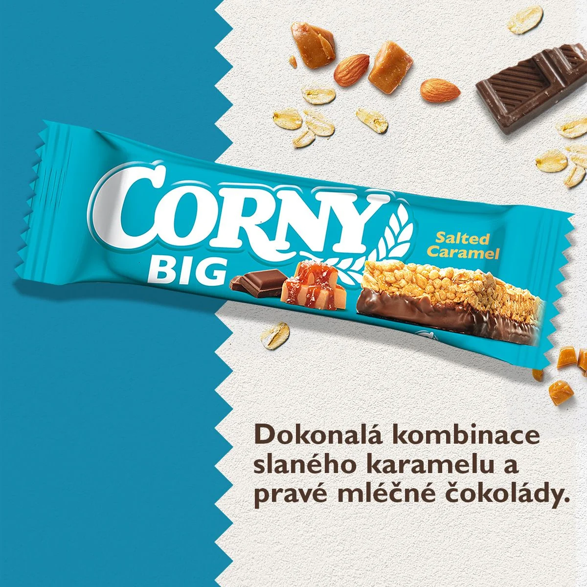 Corny BIG slaný karamel müsli tyčinka 50 g