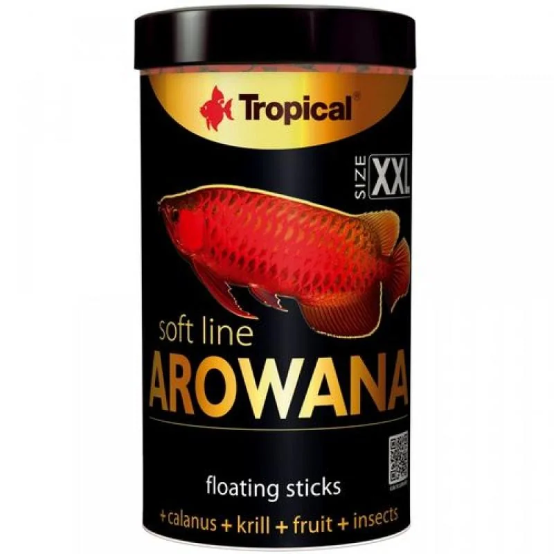 Tropical Arowana  XXL 1000ml/320g měkké krmivo ve formě plovoucích tyčinek pro dosp? 