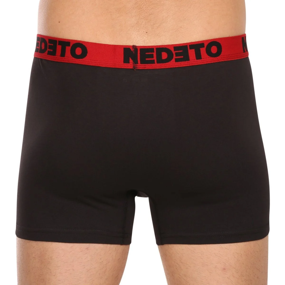 Nedeto 10PACK pánské boxerky černé (10NB005) M 