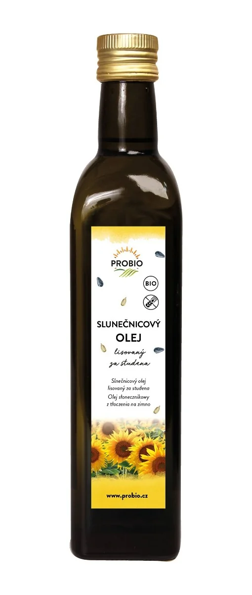 PROBIO Olej slunečnicový lisovaný za studena BIO 500 ml