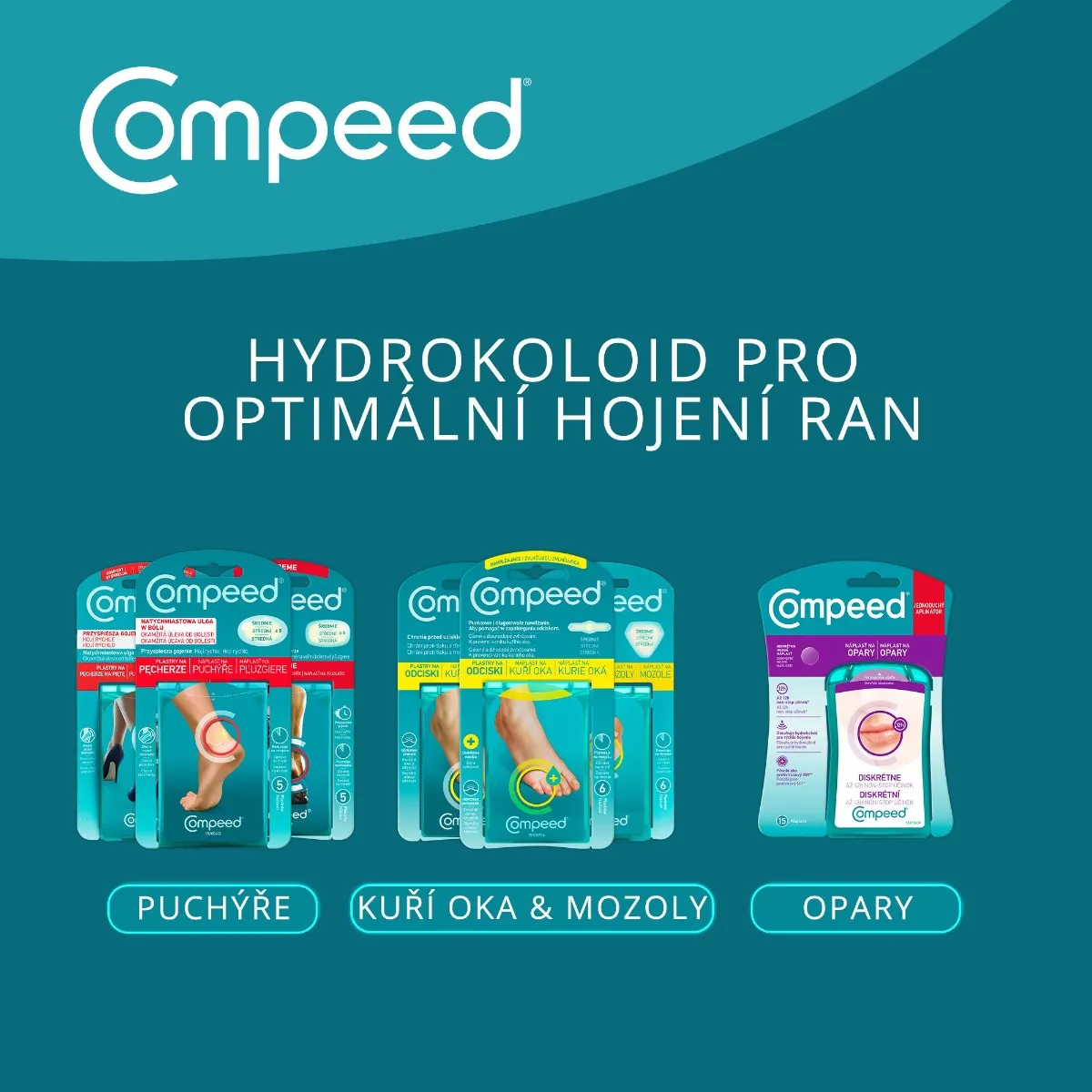 Compeed Náplasti na puchýře mix 5 ks