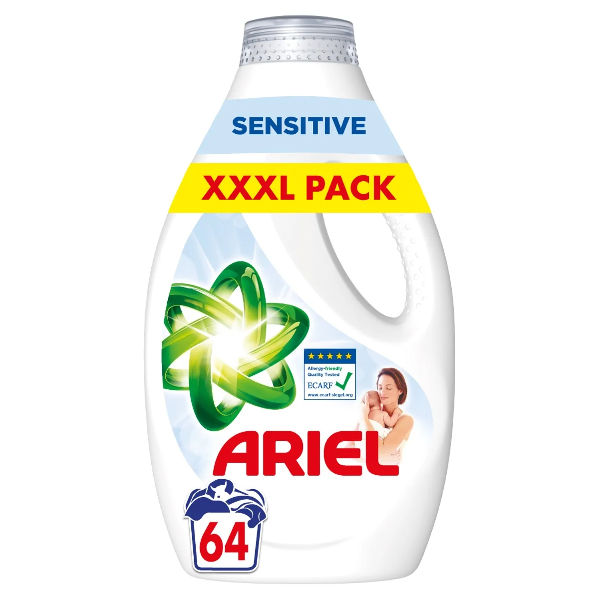 Ariel Sensitive Prací gel 3,2 l 64 praní