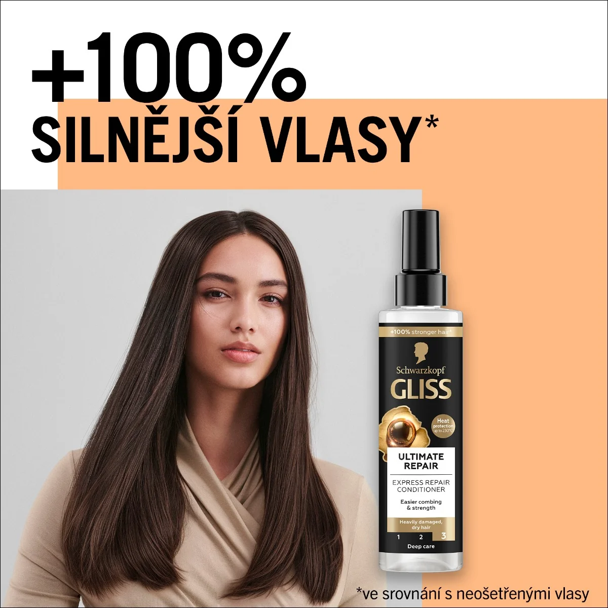 Gliss Ultimate Repair kondicionér ve spreji 200 ml