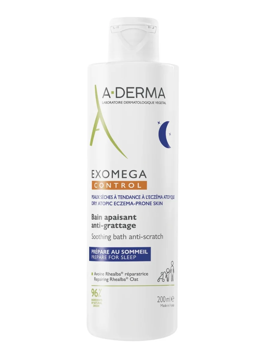 A-Derma Exomega Control Zklidňující koupel 200 ml