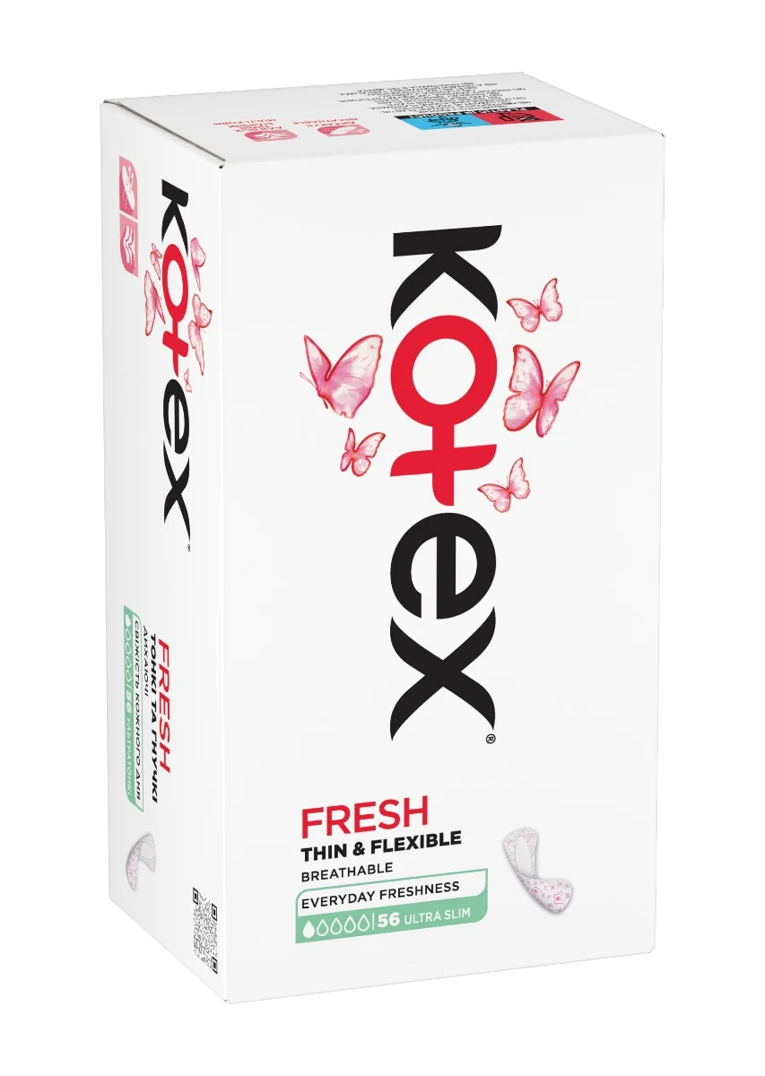 Kotex Fresh Liners Ultra Slim slipové vložky 56 ks