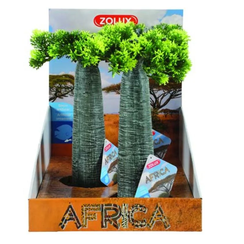 Zolux Dekorace do akvárií Baobab africký L 120x210x272mm 