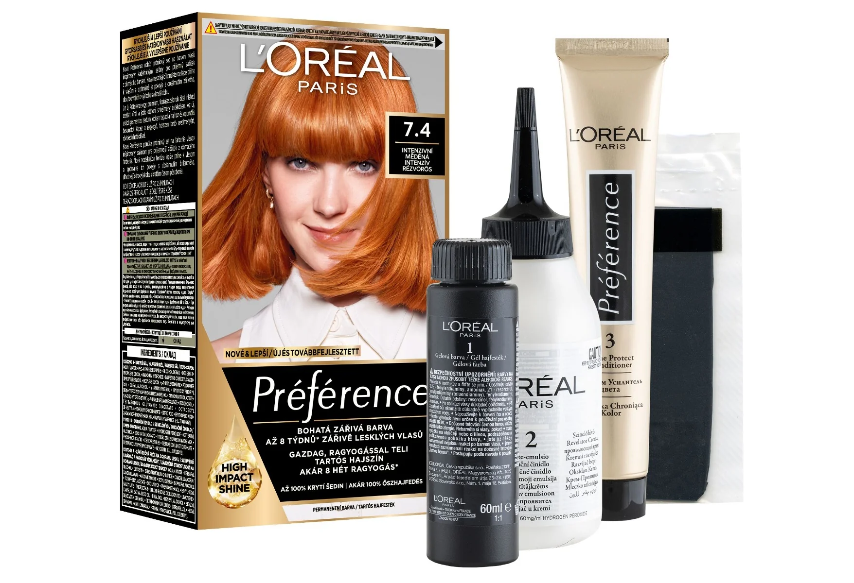 Loréal Paris Preference 7.4 intenzivní měděná