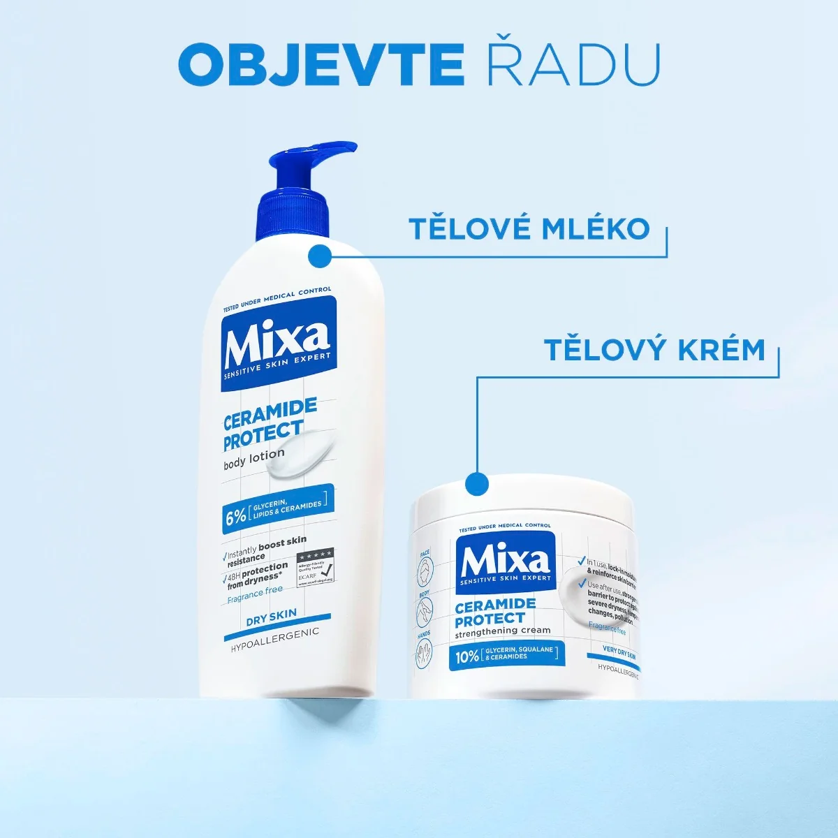 Mixa Ochranná tělová péče 400 ml