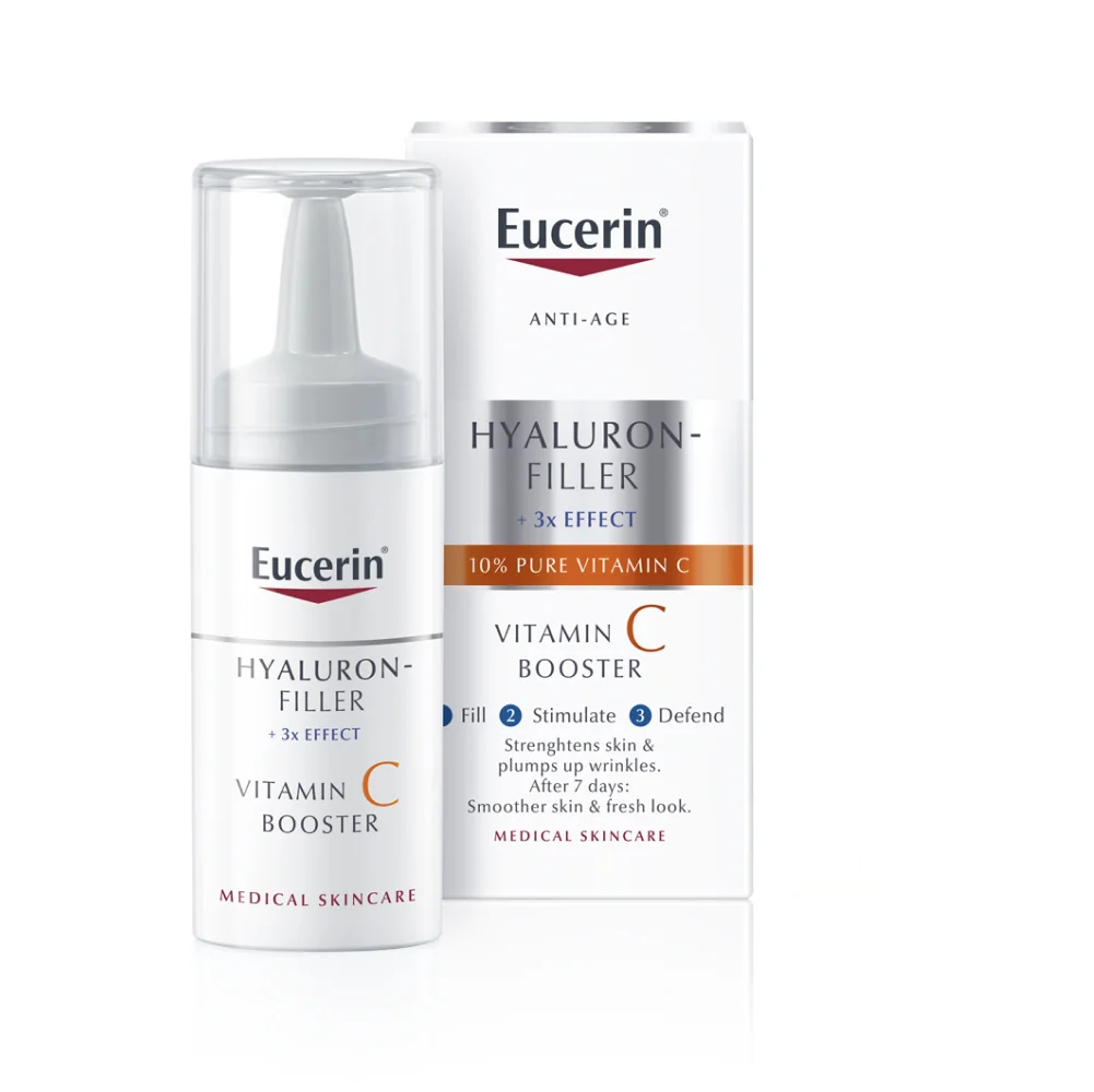 Eucerin Hyaluron-Filler + 3x Effect Vitamin C booster proti vráskám 8 ml