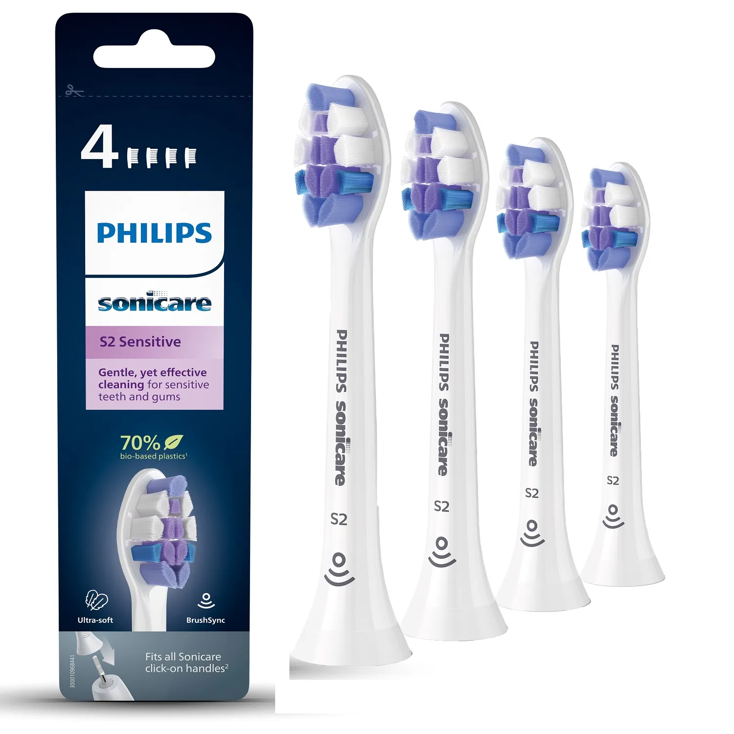 Philips Sonicare Sensitive Standard HX6054/10 náhradní hlavice 4 ks