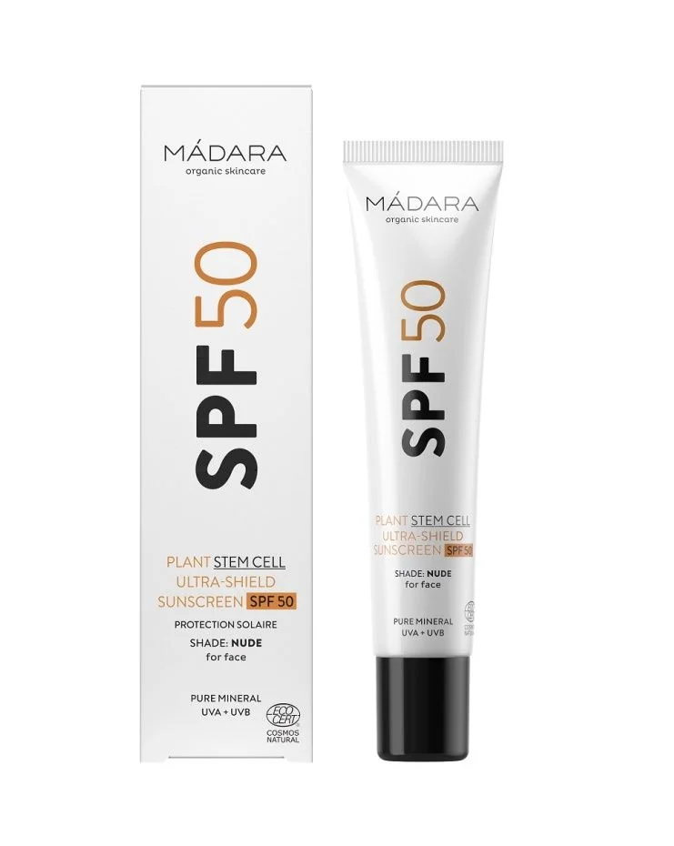 MÁDARA Opalovací krém s obsahem rostlinných kmenových buněk SPF50 40 ml