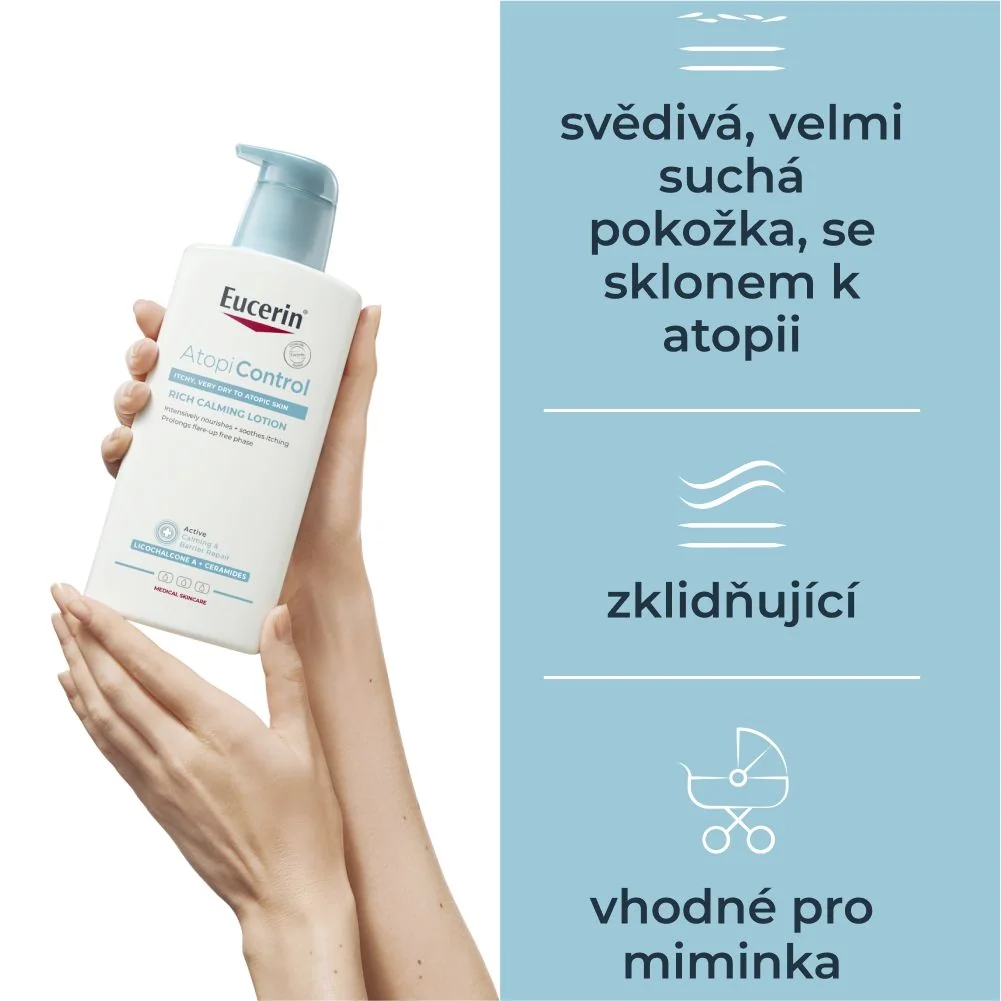 Eucerin AtopiControl Tělové mléko pro suchou pokožku 400 ml