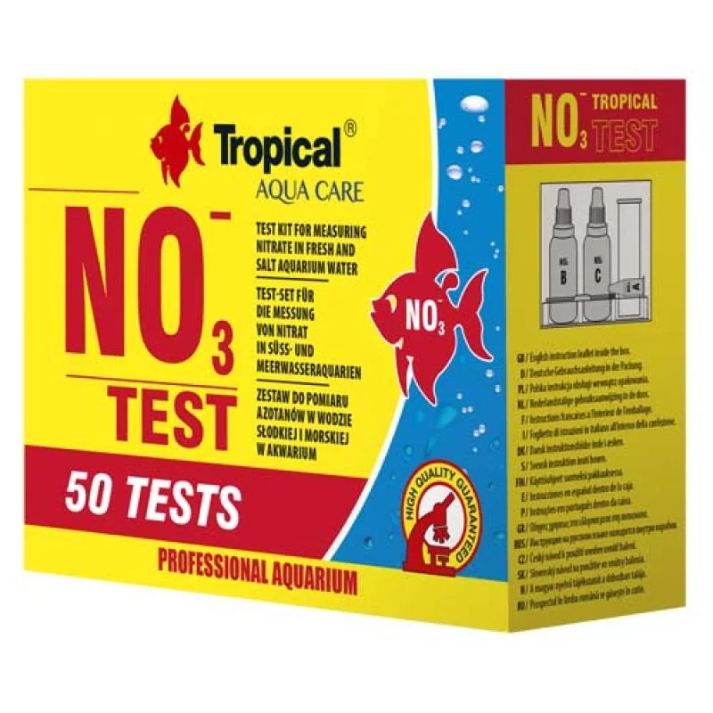 Tropical TEST NO3 pro stanovení koncentrace dusičnanů ve sladké i mořské vodě od 0