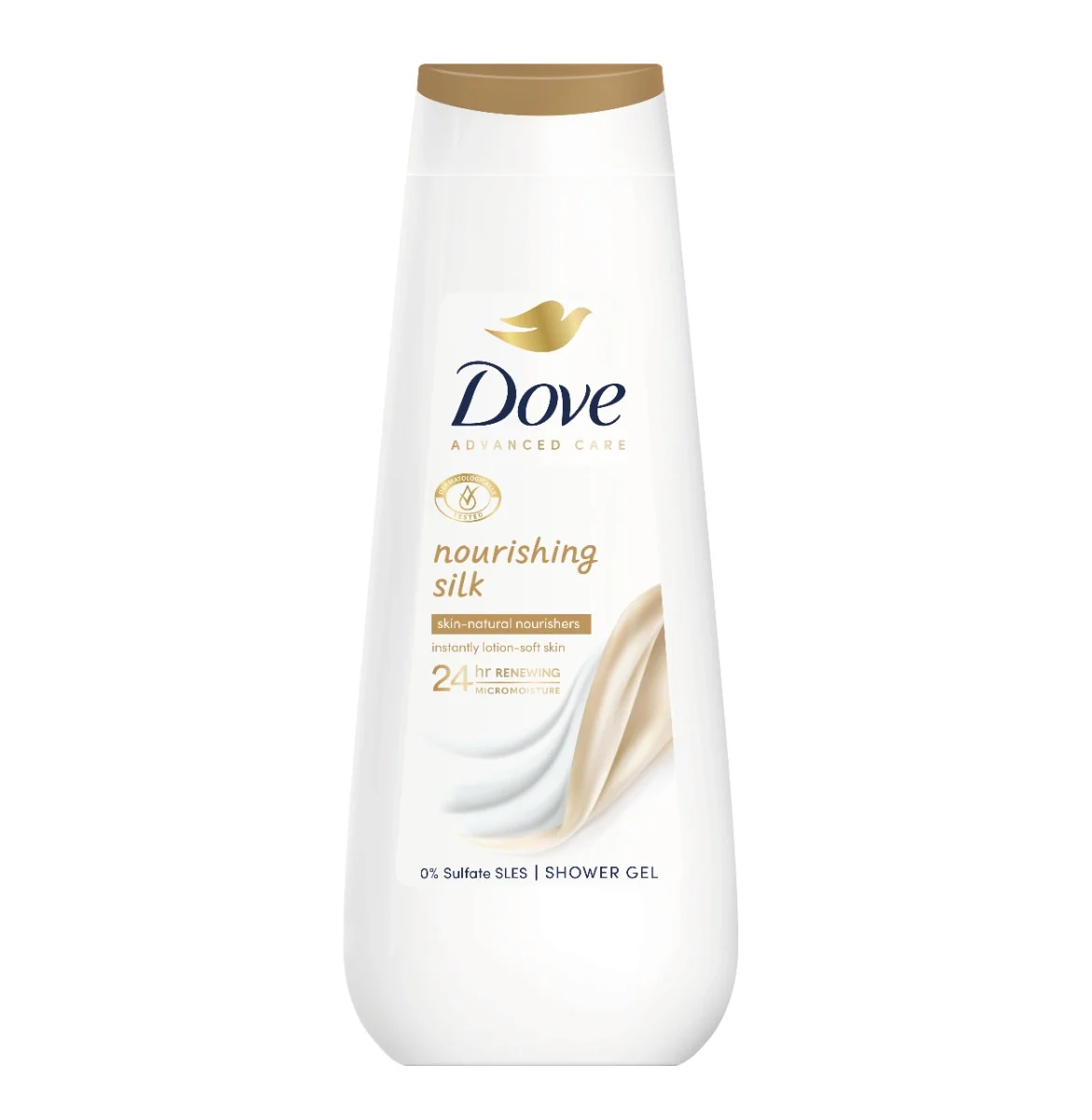 Dove Advanced Care Silk Nourishing sprchový gel 400 ml