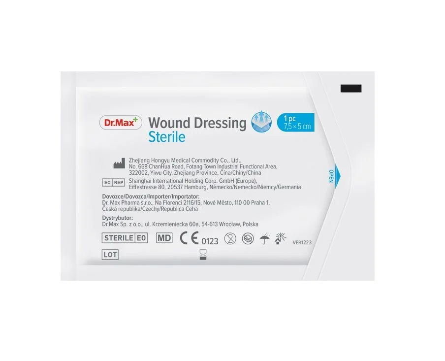 Dr. Max Wound Dressings Sterile 7,5x5 cm 5 ks