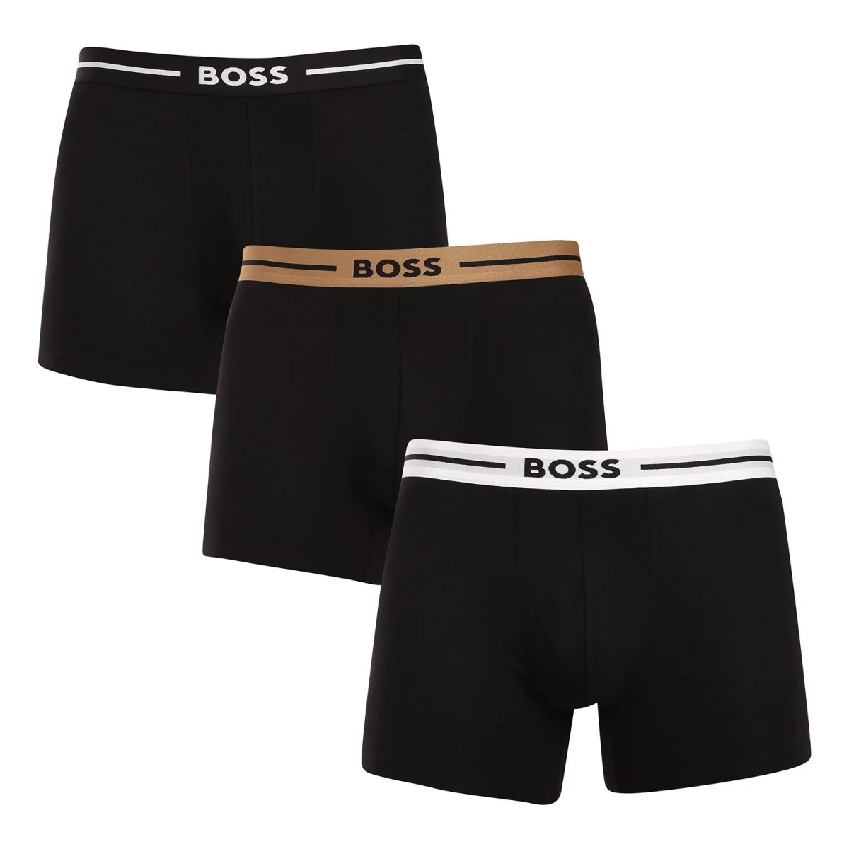 BOSS 3PACK pánské boxerky černé (50517834 981) XL