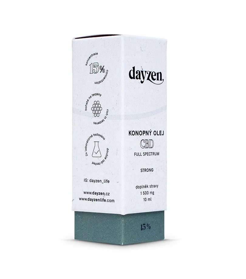 Dayzen Full Spectrum CBD konopný olej 15% 10 ml