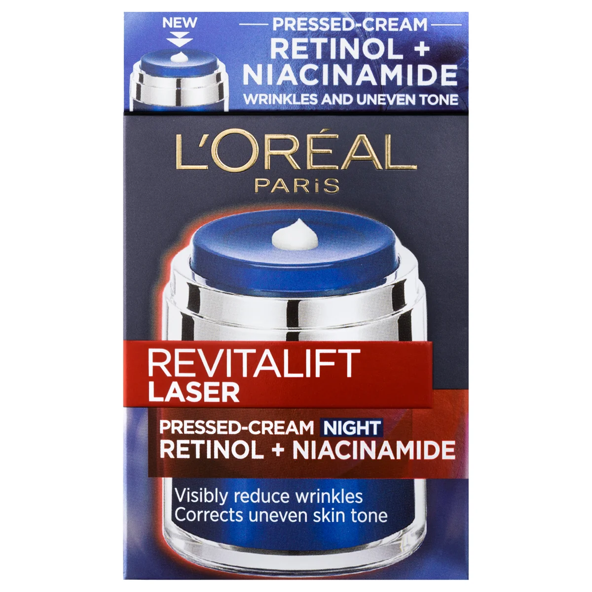 Loréal Paris Revitalift Laser Pressed Cream s retinolem noční krém 50 ml