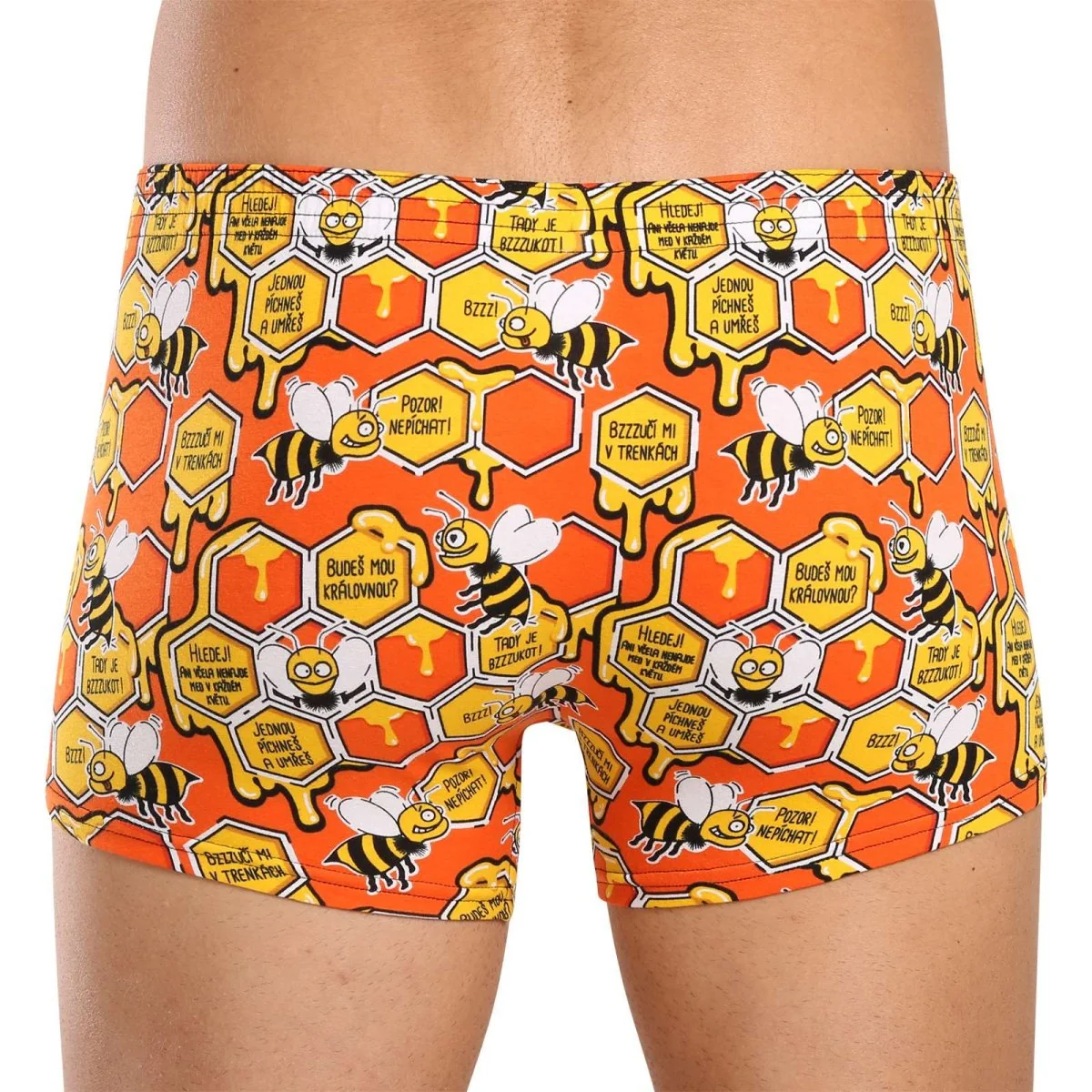 Styx Pánské boxerky art klasická guma včelky (Q1654) XXL 