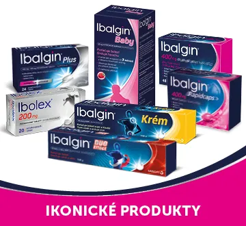 Ikonické produkty Ibalgin