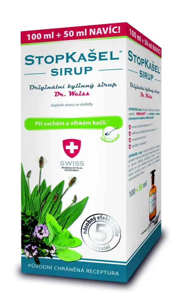 Dr. weiss STOPKAŠEL + selen sirup 100+50 ml