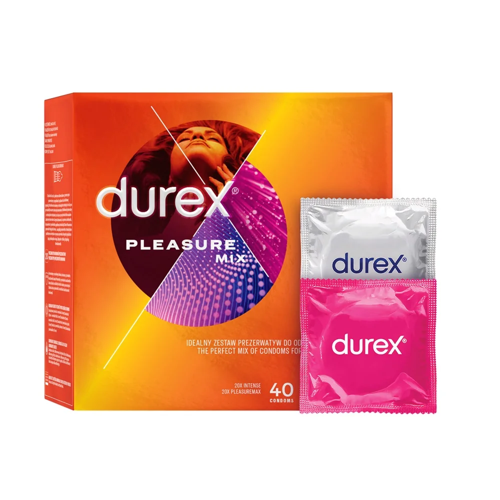 Durex Pleasure Mix kondomy 40 ks