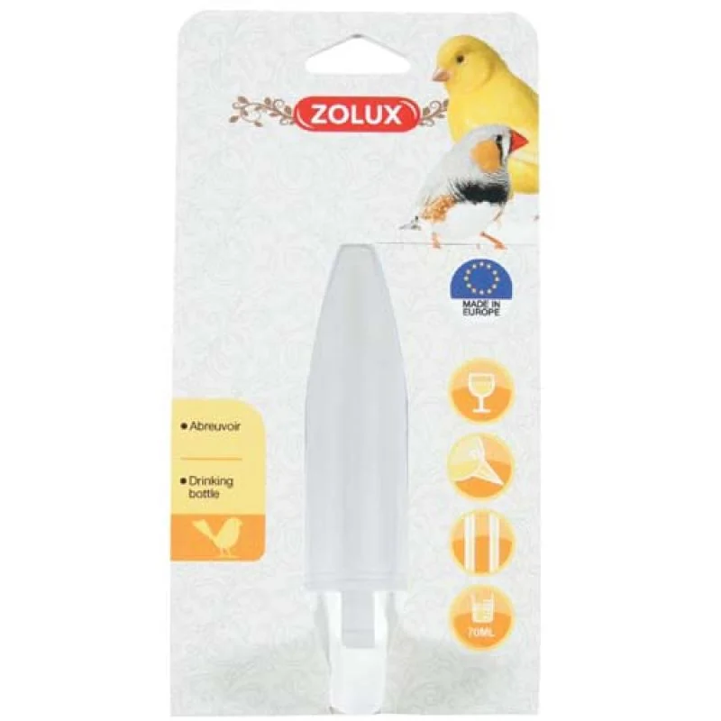 Zolux Napáječka pro ptáky 70ml 40x80x145mm 