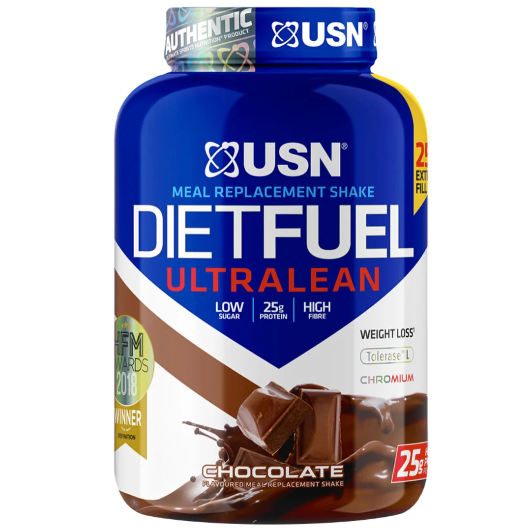 USN Diet Fuel Ultralean 1kg - čokoláda