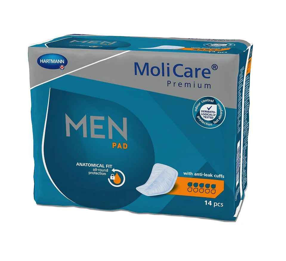 MoliCare Men 5 kapek inkontinenční vložky 14 ks