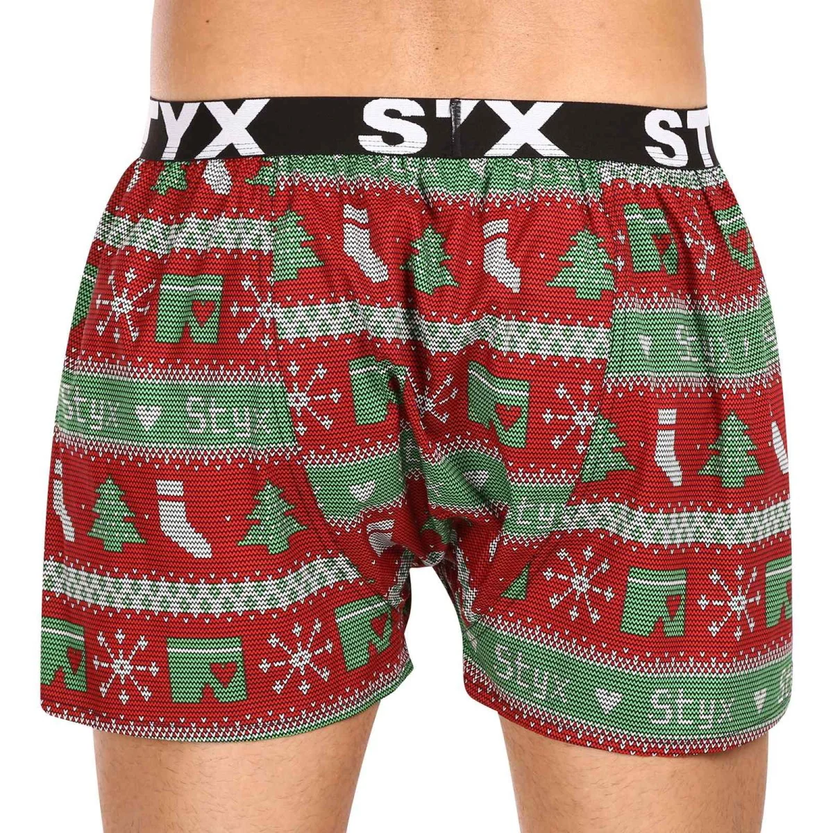 Styx 3PACK pánské trenky art sportovní guma vícebarevné (3B16826) XXL 