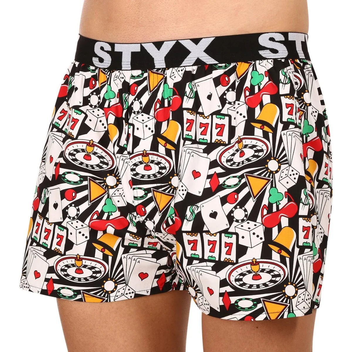 Styx 3PACK pánské trenky art sportovní guma vícebarevné (3B11830) XXL 