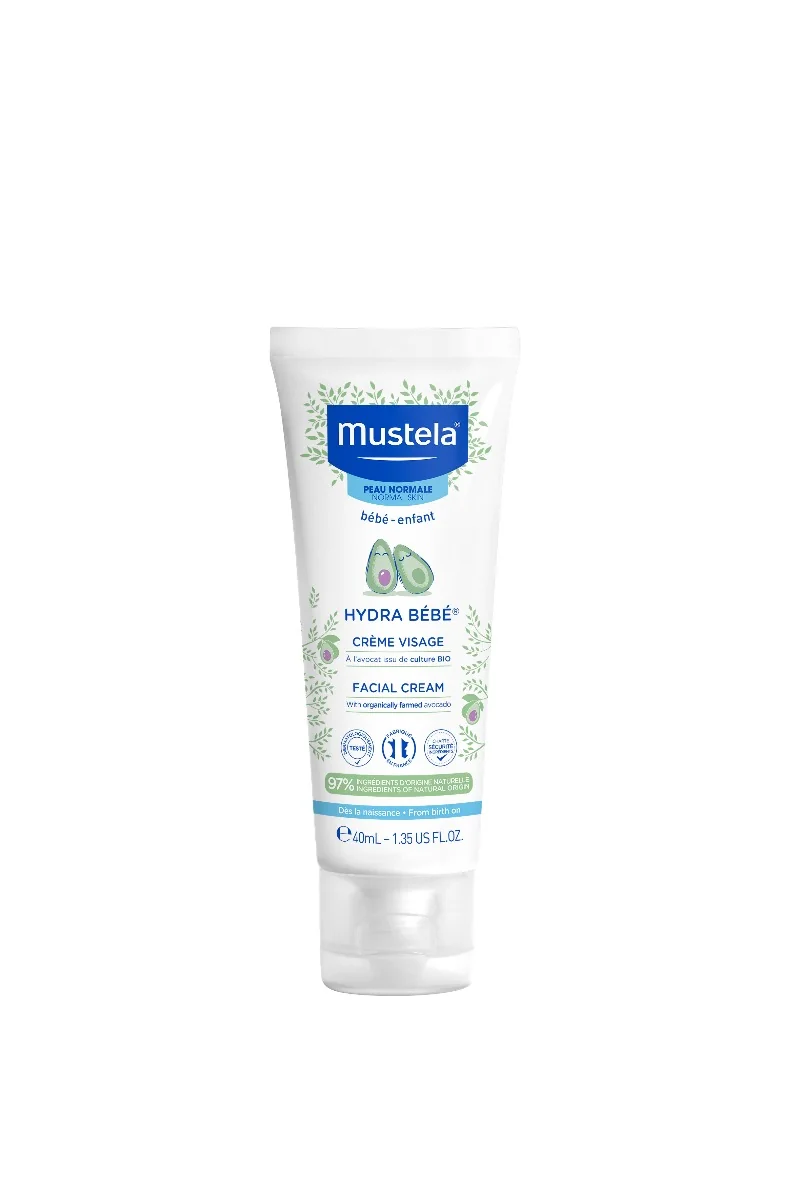 Mustela HYDRA BÉBÉ Hydratační krém na obličej 40 ml