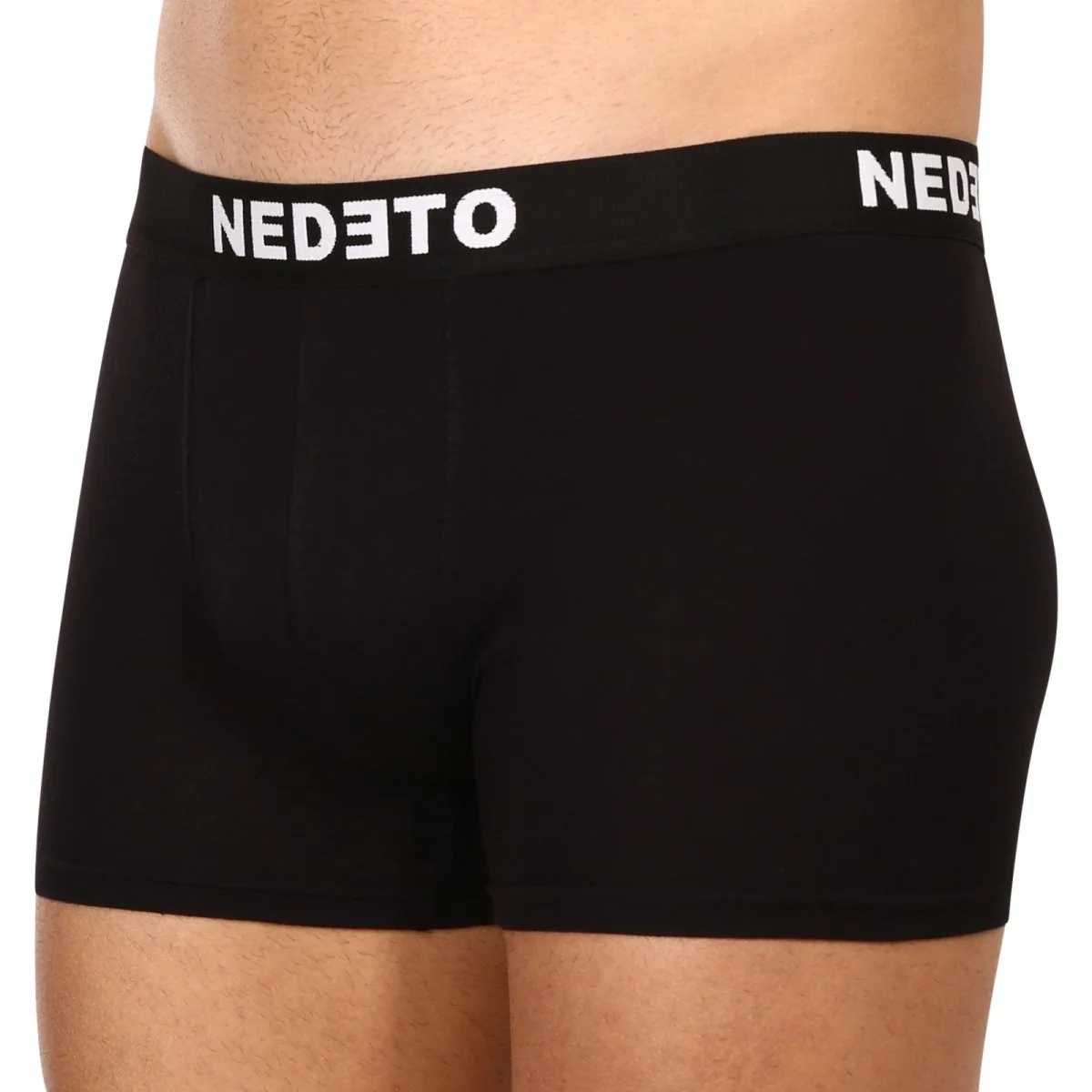 Nedeto 10PACK pánské boxerky černé (10NB001b) 5XL 