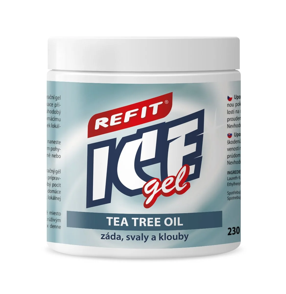 Refit Ice Masážní gel s Tea Tree Oil 230 ml