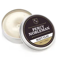 Percy Nobleman Pánský matující vosk na vlasy s jílem