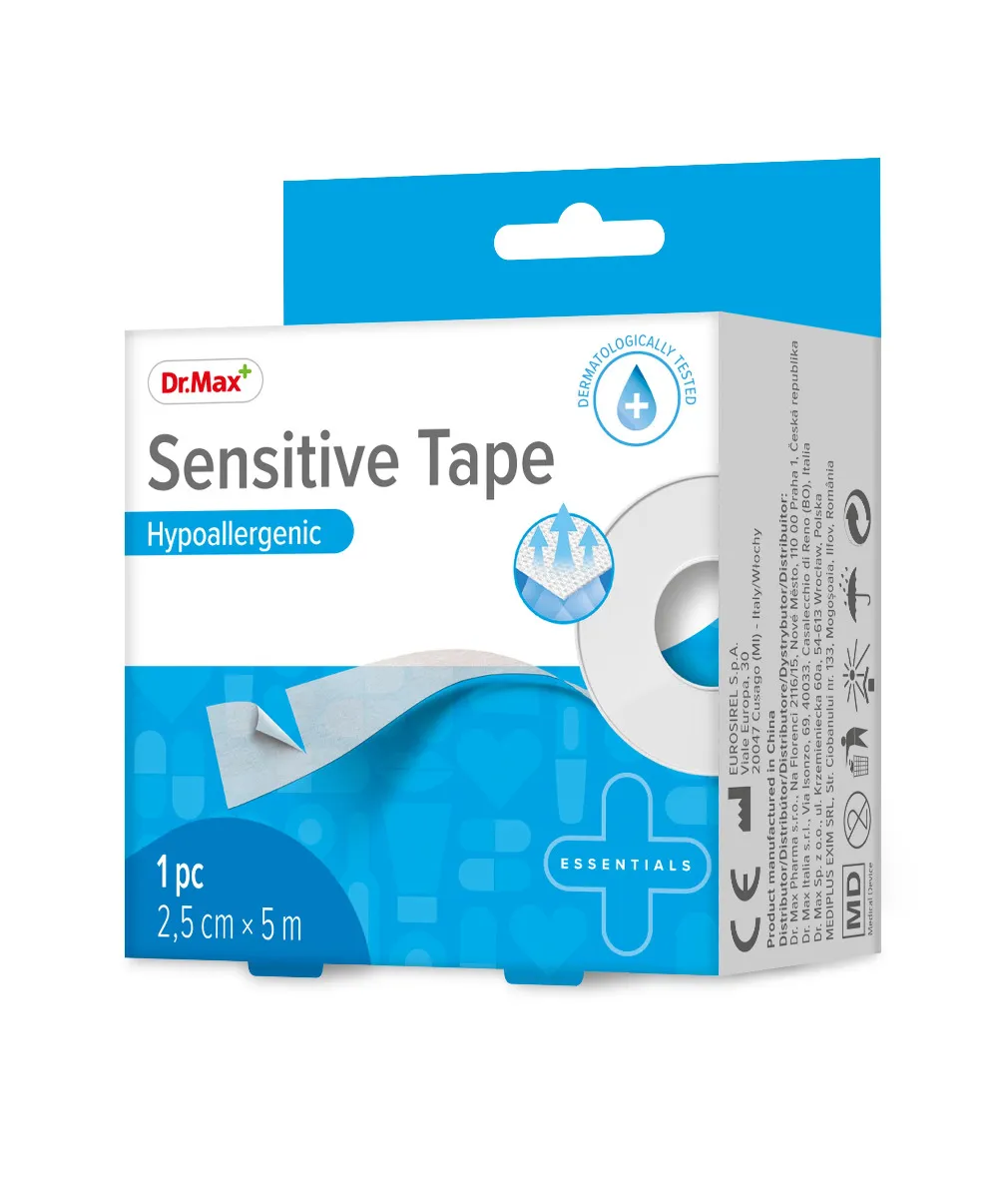 Dr. Max Sensitive Tape 2,5 cm x 5 m 1 ks