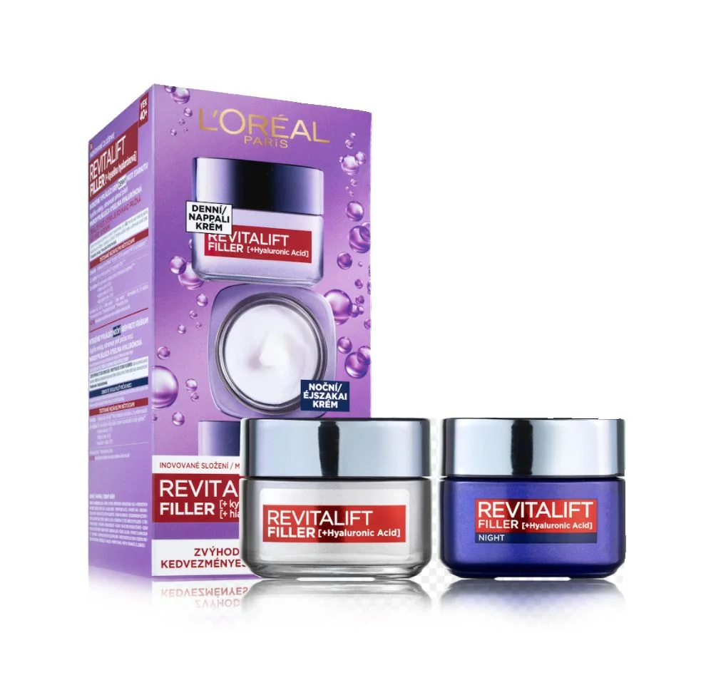 Loréal Paris Revitalift Filler Duopack denní a noční krém 2x50 ml