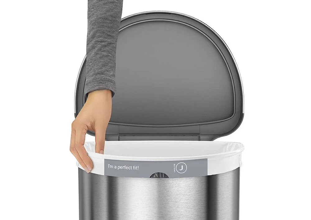 Simplehuman ST2009 bezdotykový odpadkový koš 45 l matná ocel