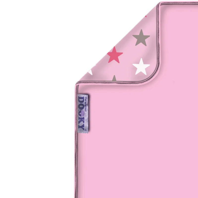 Dooky deka Blanket Baby Pink / Pink Stars 