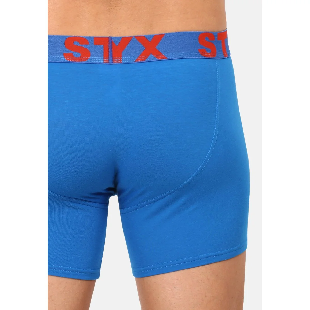 Styx 3PACK pánské boxerky long sportovní guma vícebarevné (3U96897) XL 