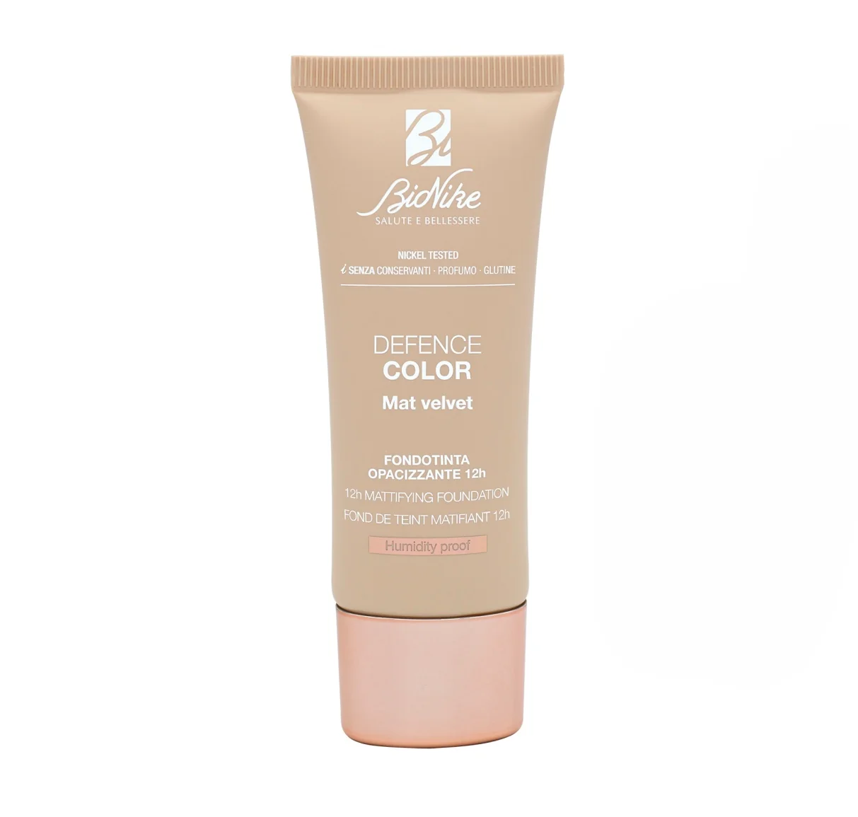 Bionike Defence color Mat Velvet 12h 402 Creme matující podkladová báze 30 ml