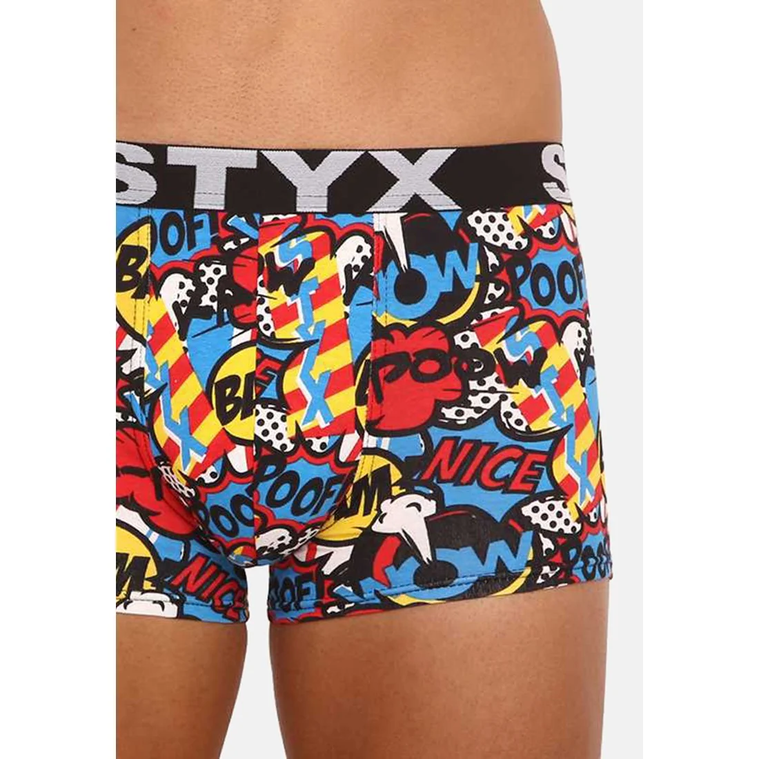 Styx Pánské boxerky art sportovní guma nadrozměr poof (R1153) 3XL 