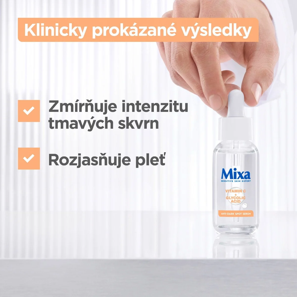 Mixa Face & Cleansing Sérum proti tmavým skvrnám 30 ml