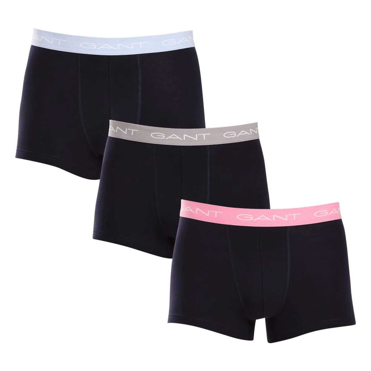 GANT 3PACK pánské boxerky černé (902423003-649) M 