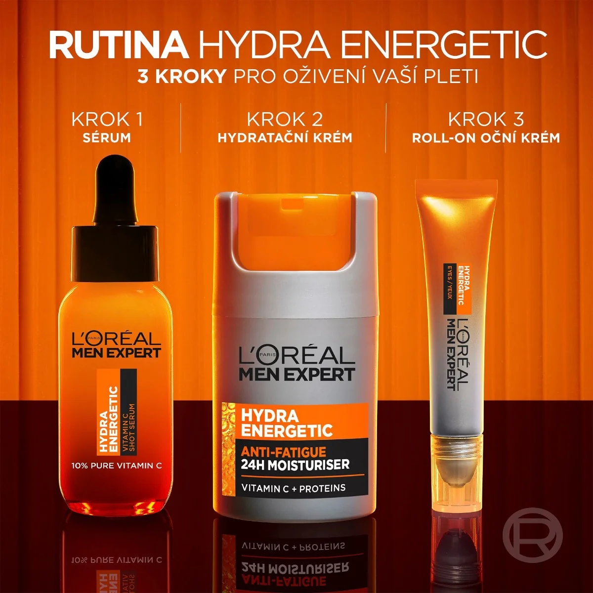 Loréal Paris Men Expert Hydra Energetic Vitamin C pleťové sérum 50 ml