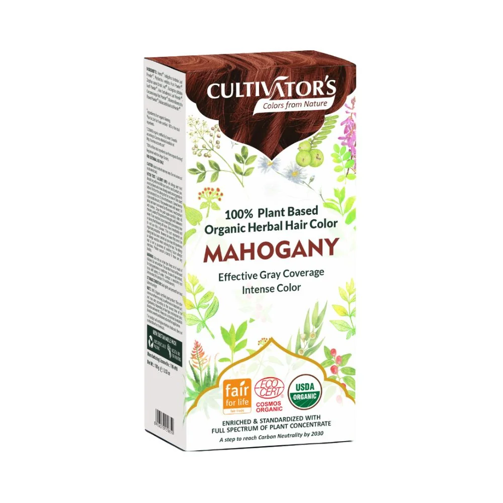 Cultivator Rostlinná barva na vlasy BIO 100 g mahogany